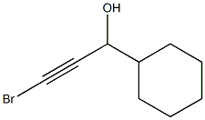3-Bromo-1-cyclohexyl-2-propyn-1-ol 结构式