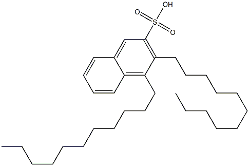 3,4-Diundecyl-2-naphthalenesulfonic acid|