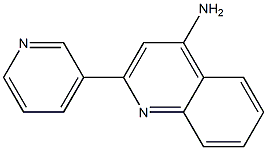 4-Amino-2-(3-pyridinyl)quinoline,,结构式