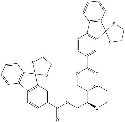  [[2S,3S,(+)]-2,3-Dimethoxybutane-1,4-diyl]bis[9,9-(ethylenebisthio)-9H-fluorene-2-carboxylate]