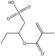 2-(Methacryloyloxy)-1-butanesulfonic acid,,结构式