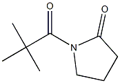 1-(2,2-Dimethylpropanoyl)pyrrolidine-2-one Structure