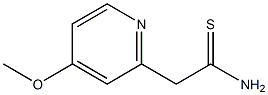 4-Methoxy-2-pyridinethioacetamide Struktur