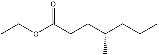 [S,(+)]-4-Methylheptanoic acid ethyl ester Struktur