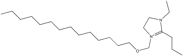 1-Ethyl-2-propyl-3-[(tetradecyloxy)methyl]-4,5-dihydro-1H-imidazol-3-ium