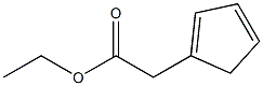 1-(Ethoxycarbonylmethyl)-1,3-cyclopentadiene Structure