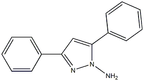 1-Amino-3,5-diphenyl-1H-pyrazole,,结构式