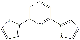 2,6-Bis(2-thienyl)pyrylium,,结构式