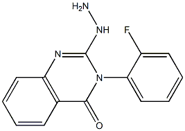 2-Hydrazino-3-(2-fluorophenyl)quinazolin-4(3H)-one|