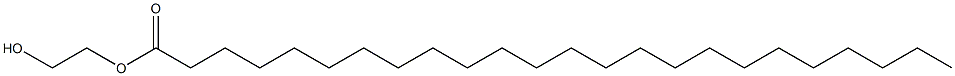 テトラコサン酸2-ヒドロキシエチル 化学構造式