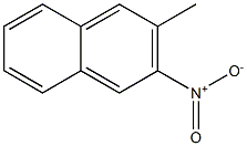 2-メチル-3-ニトロナフタレン 化学構造式