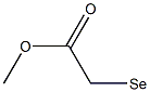 (Seleno)acetic acid methyl ester Structure