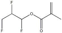 Methacrylic acid (1,2,3-trifluoropropyl) ester Structure