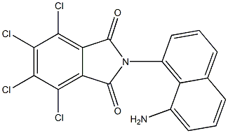 N-(8-Amino-1-naphtyl)-3,4,5,6-tetrachlorophthalimide Structure