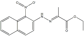 2-[[(1-Nitro-2-naphtyl)amino]imino]propanoic acid ethyl ester