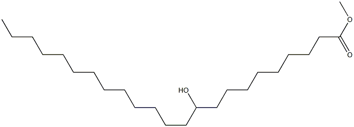 10-Hydroxytricosanoic acid methyl ester Struktur