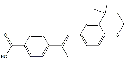 4-[3-[(4,4-Dimethyl-3,4-dihydro-2H-1-benzothiopyran)-6-yl]-2-propen-2-yl]benzoic acid