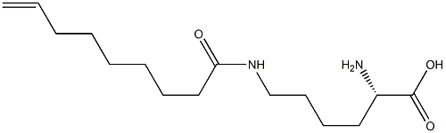 N6-(8-Nonenoyl)lysine Structure