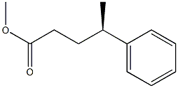 [R,(-)]-4-Phenylvaleric acid methyl ester Struktur