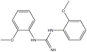 1,3-Bis(2-methoxyphenyl)guanidine Structure