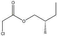 (+)-Chloroacetic acid (S)-2-methylbutyl ester,,结构式