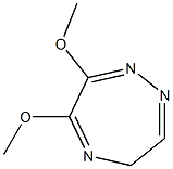 6,7-Dimethoxy-4H-1,2,5-triazepine,,结构式