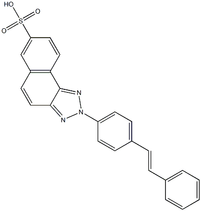 2-(p-Styrylphenyl)-2H-naphtho[1,2-d]triazole-7-sulfonic acid|