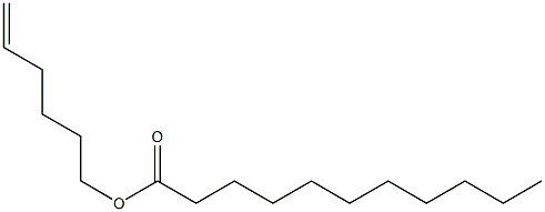 Undecanoic acid 5-hexenyl ester Structure