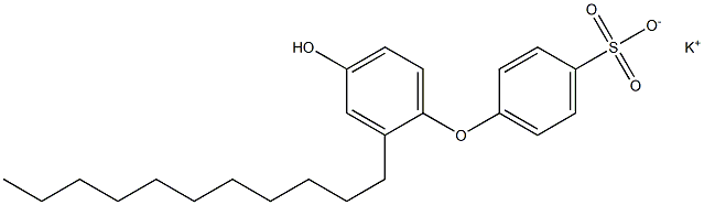 4'-Hydroxy-2'-undecyl[oxybisbenzene]-4-sulfonic acid potassium salt
