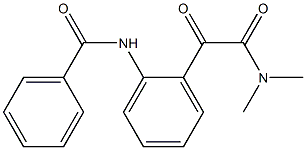 N-[2-[[(Dimethylamino)carbonyl]carbonyl]phenyl]benzamide Structure