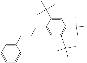 1-(2,4,5-Tri-tert-butylphenyl)-3-phenylpropane 结构式