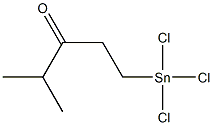 1-(Trichlorostannyl)-4-methylpentan-3-one