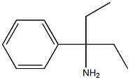 1-エチル-1-フェニル-1-プロパンアミン 化学構造式