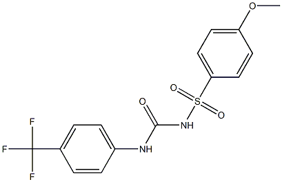 1-(4-Trifluoromethylphenyl)-3-(4-methoxyphenylsulfonyl)urea