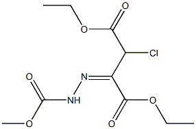 2-Chloro-3-[(2-methoxycarbonylhydrazono)]succinic acid diethyl ester