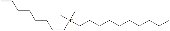 Octyldecyldimethylaminium Structure