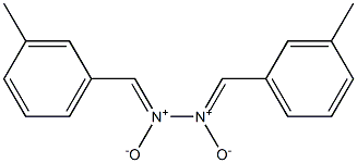1,2-Bis(3-methylphenylmethylene)hydrazine 1,2-dioxide Structure