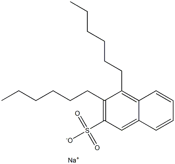 3,4-Dihexyl-2-naphthalenesulfonic acid sodium salt