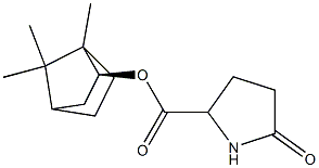 (S)-5-オキソ-2-ピロリジンカルボン酸1,7,7-トリメチルビシクロ[2.2.1]ヘプタン-2-イル 化学構造式
