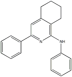 5,6,7,8-Tetrahydro-N,3-diphenylisoquinolin-1-amine Structure
