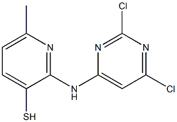 2-[(2,4-Dichloro-6-pyrimidinyl)amino]-6-methyl-3-pyridinethiol|