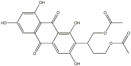 1,3,6,8-Tetrahydroxy-2-[3-acetyloxy-1-(acetyloxymethyl)propyl]anthracene-9,10-dione