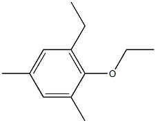 1-エトキシ-2,4-ジメチル-6-エチルベンゼン 化学構造式