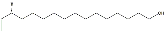 (S)-14-Methyl-1-hexadecanol Struktur