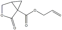 2-Oxo-3-oxabicyclo[3.1.0]hexane-1-carboxylic acid (2-propenyl) ester Struktur