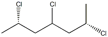 (2S,6S)-2,4,6-Trichloroheptane Struktur