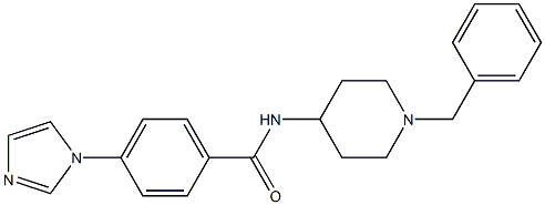 4-(1H-Imidazol-1-yl)-N-(1-benzyl-4-piperidinyl)benzamide Structure