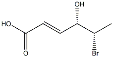 (2E,4S,5S)-5-Bromo-4-hydroxy-2-hexenoic acid