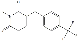 3-(4-Trifluoromethylbenzyl)-1-methylpiperidine-2,6-dione