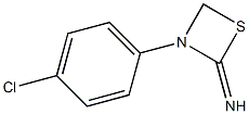 3-(4-Chlorophenyl)-1,3-thiazetidin-2-imine